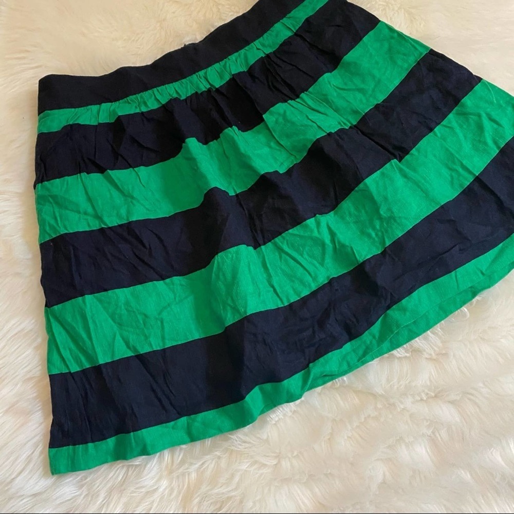 Banana Republic short A line mini skirt green 8 - Picture 2 of 5